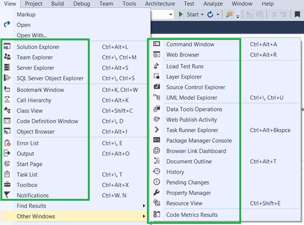 Visual Studio 2015 Feature Series: #2 Window Layouts