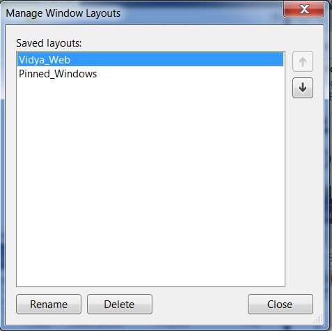 Visual Studio 2015 Feature Series: #2 Window Layouts