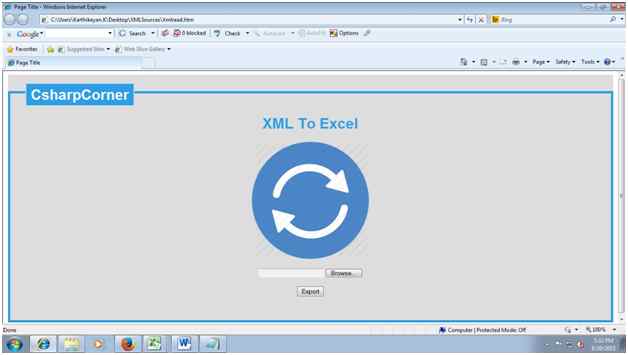 XML to Excel