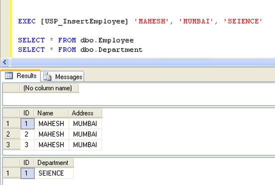 Various Types of Transactions in SQL Server
