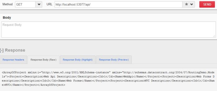 ASP.NET Web API Routing With Example