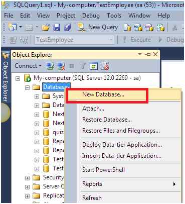 Database First Approach With ASP.NET MVC Step By Step Part 1