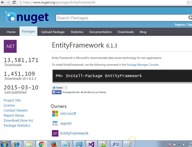 visual studio packages folder