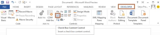 How To Add Check Box To A List In Word 2013