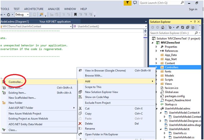 MVC 5.0 Application Using Entity Framework DB First Approach - Part Eight