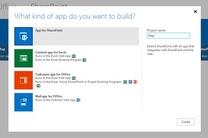 Add New Project in sharepoint