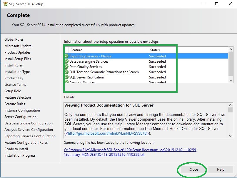 SQL Server 2014 Installation Steps
