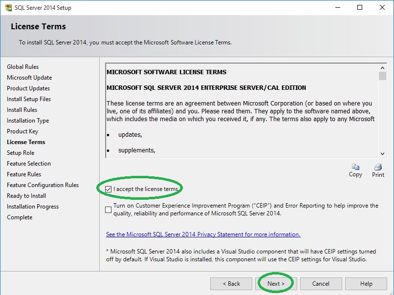 SQL Server 2014 Installation Steps
