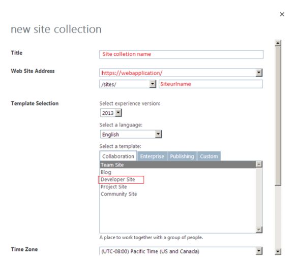 Create App in SharePoint 