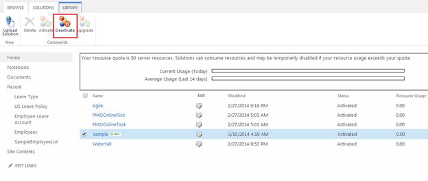 Deploying the Solution in SharePoint Online