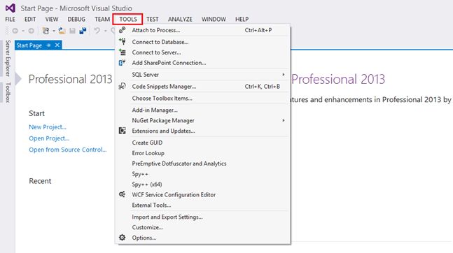 Generate New GUID Using Visual Studio