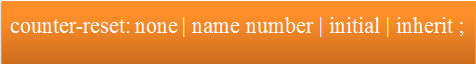 CSS Automatic Numbering Counter