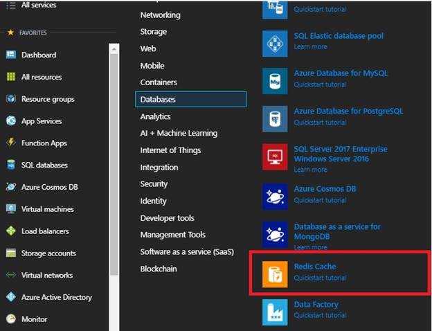Azure Redis Cache To MVC Application
