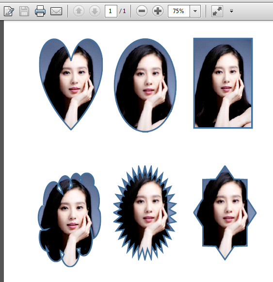 How To Draw Heart Shaped ImageView In Excel And Convert The ImageView To PDF