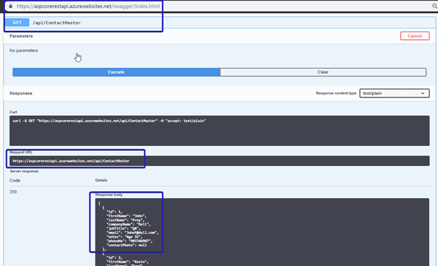 Web API (RESTful) in Azure App Service