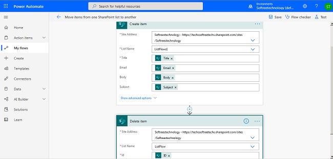 Move Items Of A Source List Of A SharePoint Site To The Destination