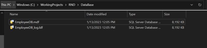 What Is MDF and LDF in SQL Server
