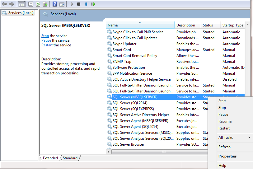 Restore The SQL Server 2008 R2 Database To SQL Server 2014