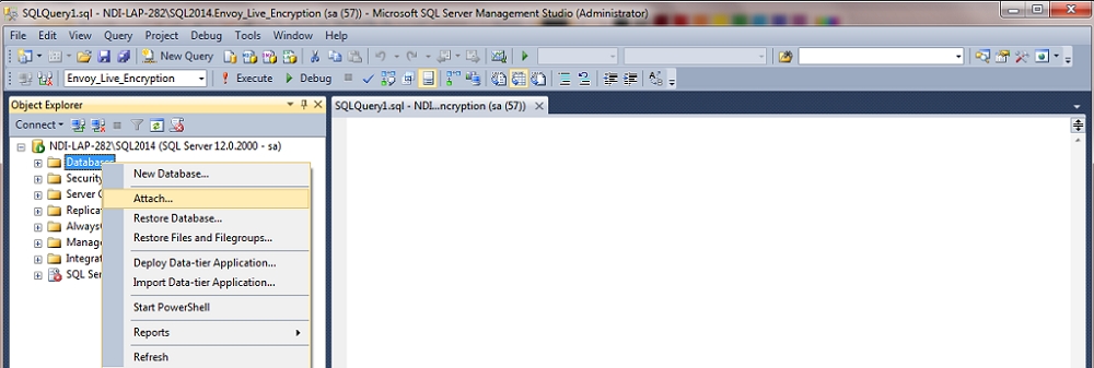 Restore The SQL Server 2008 R2 Database To SQL Server 2014