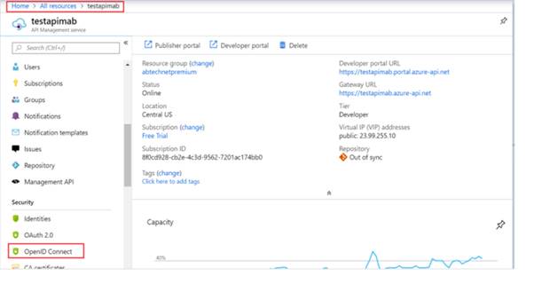 Configure OpenId Connect In Azure API Management