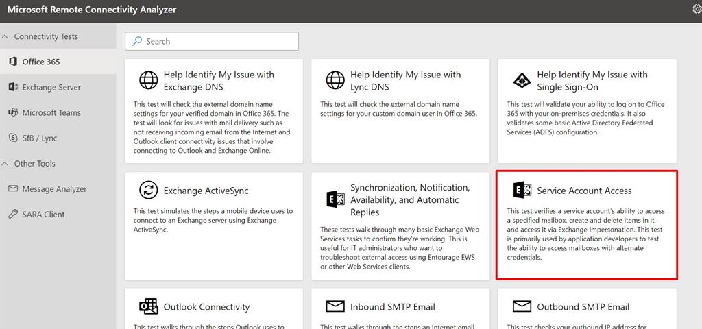MRCA - A Self Help Tool To Test Email Related Issues