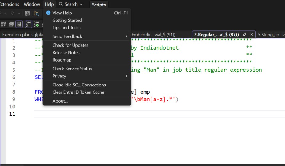 SSMS_Close_Idle_connection