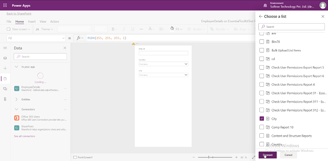 Cascading Dropdowns Using PowerApps