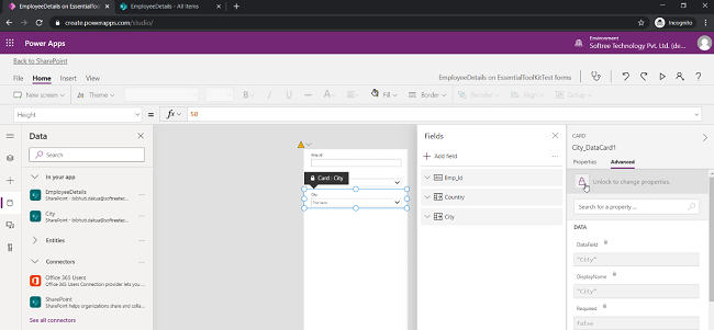 Cascading Dropdowns Using PowerApps