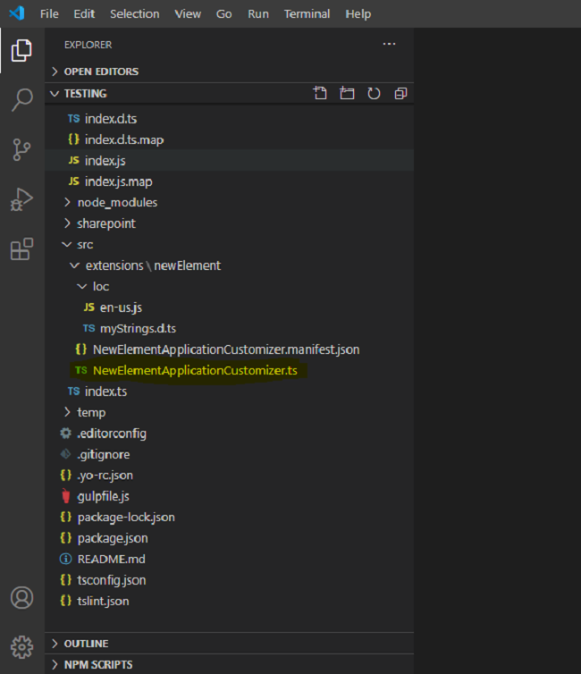 Add Top and Bottom Placeholder using App Customizer