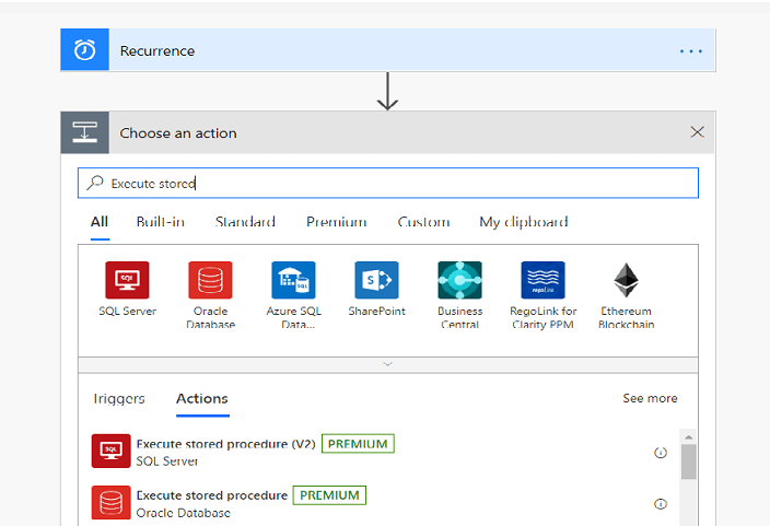 Microsoft Flow With SQL Server