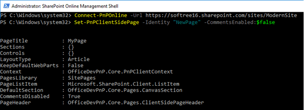 Add and Manipulate Modern SharePoint Page Using PnP PowerShell