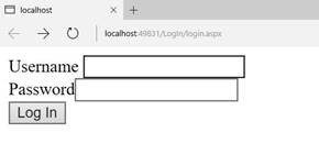 Log In Page In ASP.NET Using Access Database