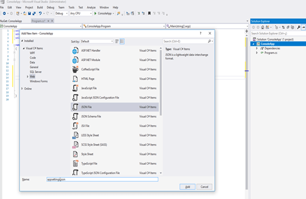 Access SQL Server DataBase In .NET Core Console Application