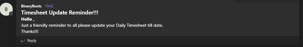 Power Automate Flow To Post Scheduled Message in Microsoft Teams