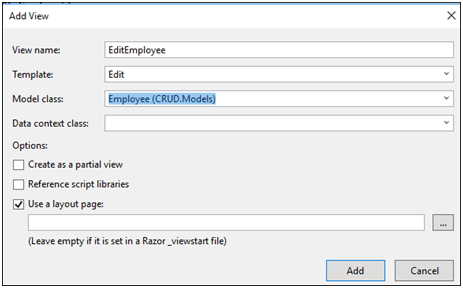 CRUD Operation Using Model View And Controller