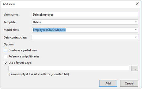 CRUD Operation Using Model View And Controller