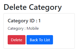 Asp.Net Core MVC (.Net 6.0) CRUD Operation