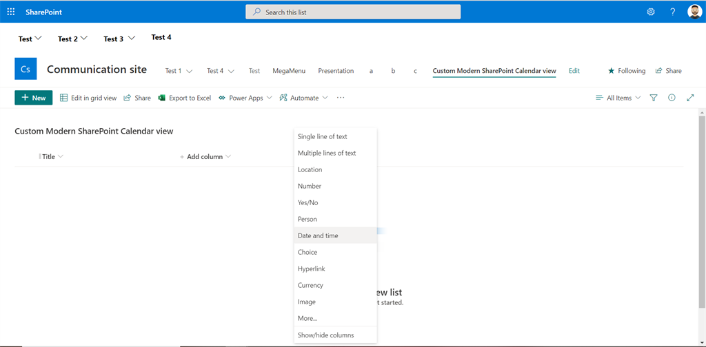 How To Create Custom Modern Sharepoint List Calendar View