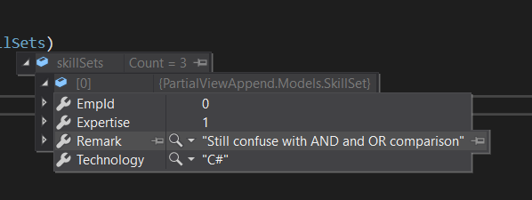 Retrieve Values From Dynamically Appended MVC Partial View