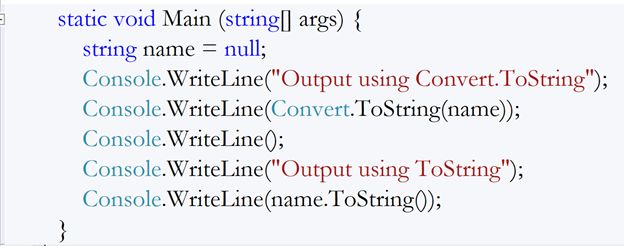 Convert.ToString() vs ToString() in C#