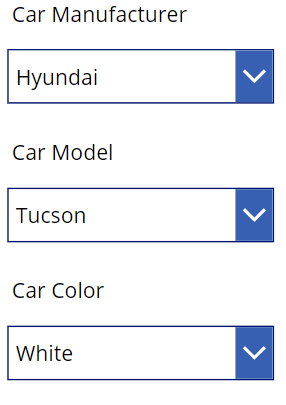 Cascading Dropdown In PowerApps