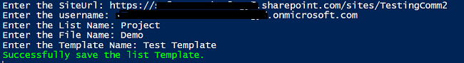 Save A List As Template In SharePoint Online Using PowerShell