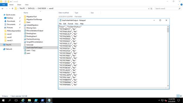 Personal Drive Validation Status Documentation
