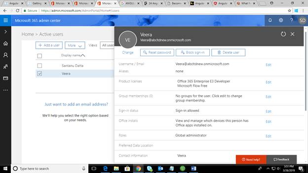 Active Directory AD And Group Member And ODFB Validation Status Step by Step Process Document