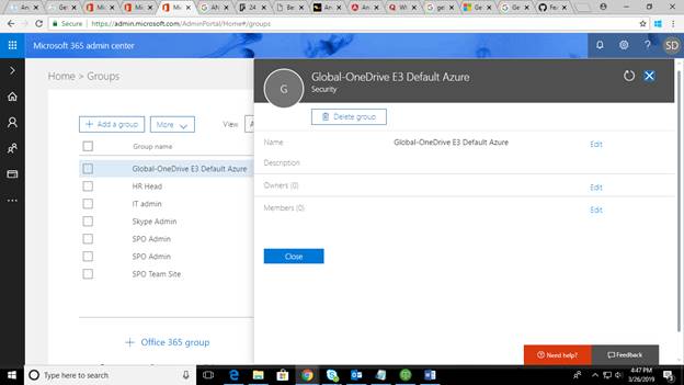 Active Directory AD And Group Member And ODFB Validation Status Step by Step Process Document