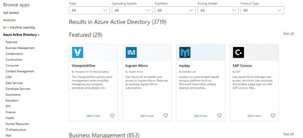 Easy Way To Access SaaS Applications From Azure Market Place