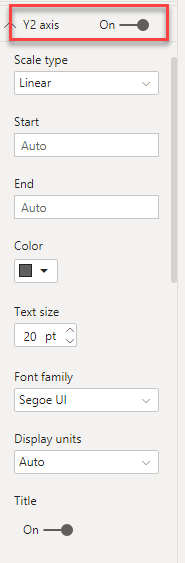 Create A Native Line Chart With Dual Y Axis In Power BI