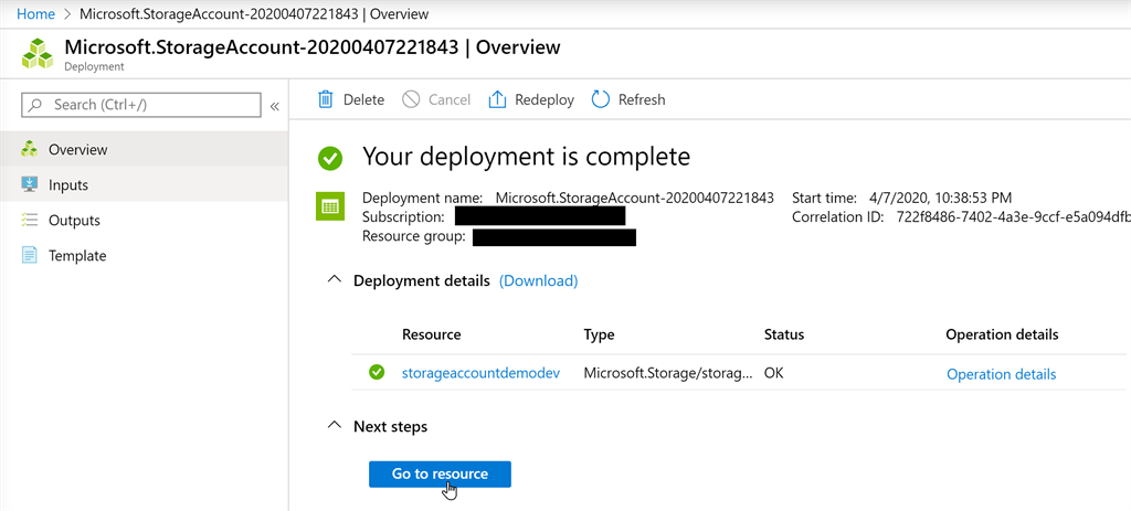 Creating Azure Storage Account And Supported Services