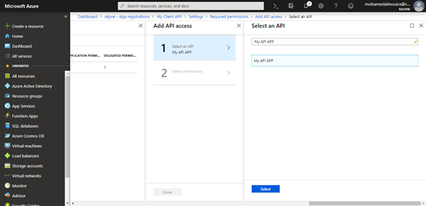 Azure Active Directory - Create Applications, Add Scopes And Add API Access