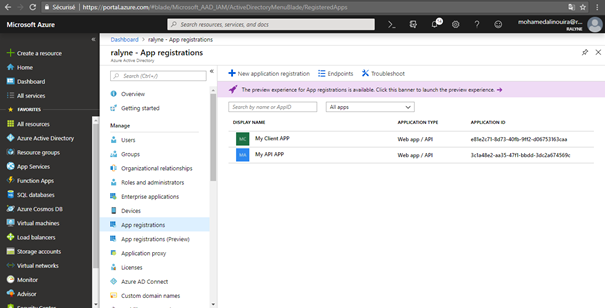 Azure Active Directory - Create Applications, Add Scopes And Add API Access